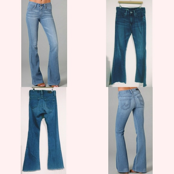 Ag Adriano Goldschmied Denim - AG The Farrah '70s Bell Bottom Jeans
25 Raw Hem